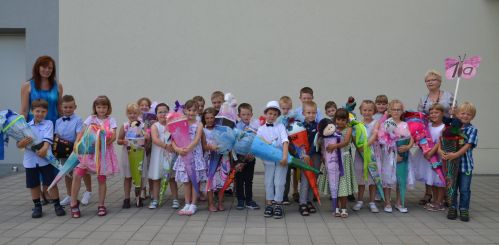 Klasse 1a der Grundschule Großröhrsdorf