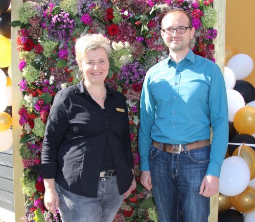 Auch Wirtschaftsförderer André Riffel besuchte Tina Reimer am Eröffnungstag ihres eigenen Geschäftes.