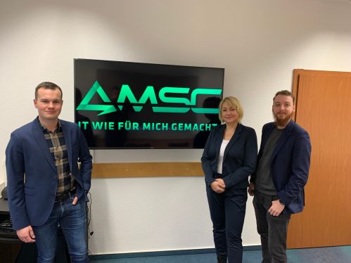 Die neuen Geschäftsführer der MSC IT for Business GmbH: Daniel Mark, Birgit Schmidt und Dennis Wagner (v.l.n.r.)