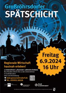 Spätschicht Flyer Vorderseite