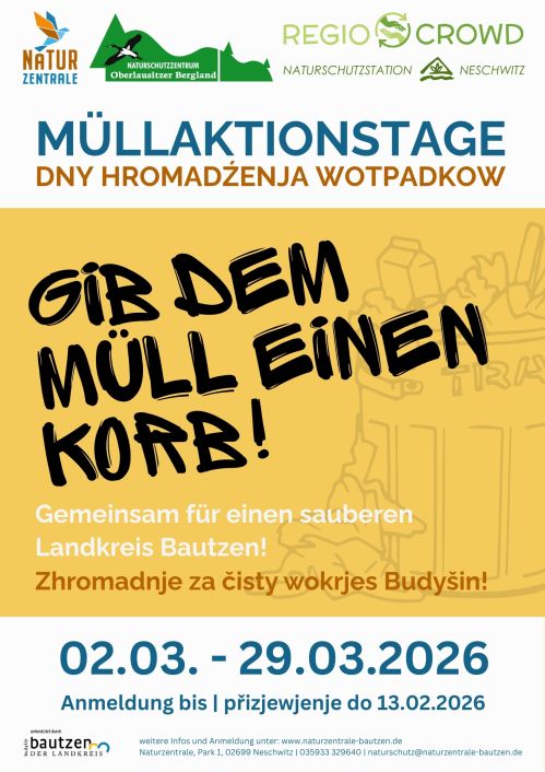 Müllaktionstage 2026 - Plakat